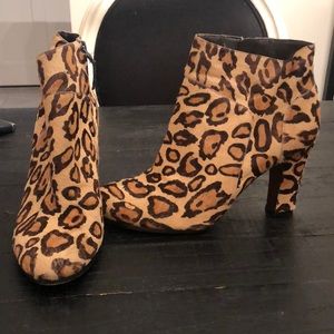 Sam Edelman leopard booties